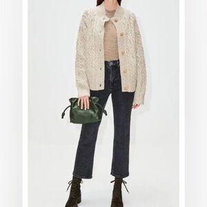 Re/Done Black Cropped Jeans